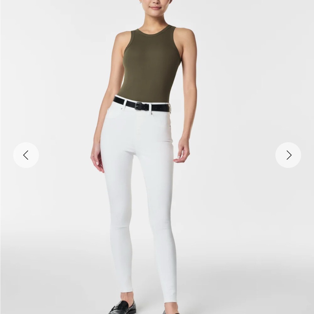 Spanx White Skinny Jeans